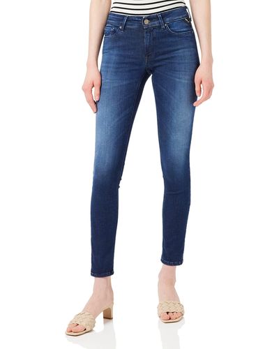 Replay Jeans da Donna New Luz Skinny Fit Hyperflex Hyper Cloud con Elasticità - Blu
