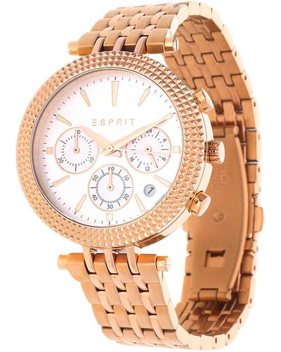 Esprit Tp10873 Es108742002 Wristwatch For Women Design Highlight - Metallic