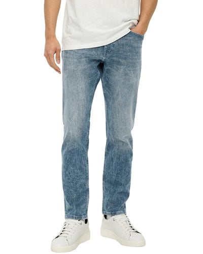 S.oliver Jeans Mauro/Regular Fit/High Rise/Tapered Leg blau 33/32