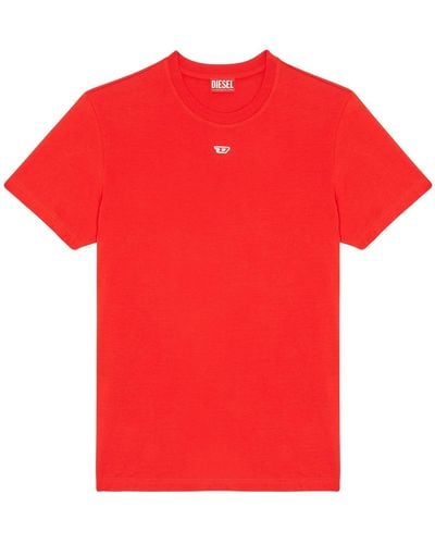 DIESEL Small Mid D T Shirt - Red