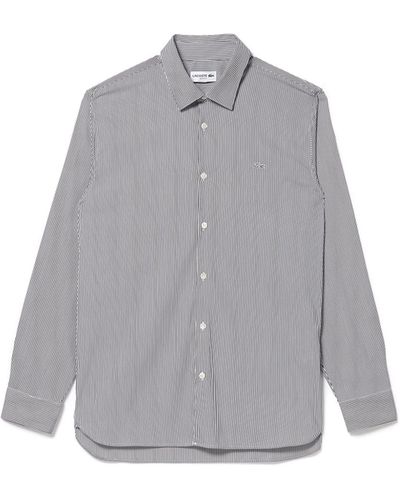 Lacoste Ch0198 Woven T-Shirts - Grau