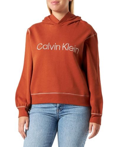 Calvin Klein Sweat à Capuche Pullovers - Rouge