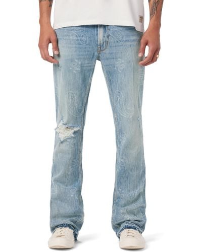 Hudson Jeans Walker Kick Flare Jeans - Blue