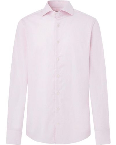 Hackett Fine Twill Shirt - Pink