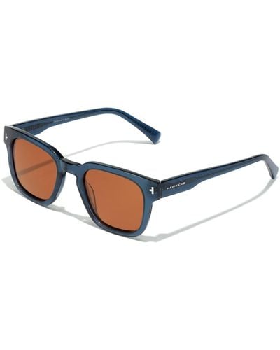 Hawkers Stack-polarized Blue Brown Bril - Blauw
