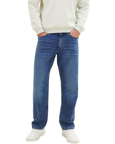 Tom Tailor 1037633 Comfort Straight Jeans - Blau
