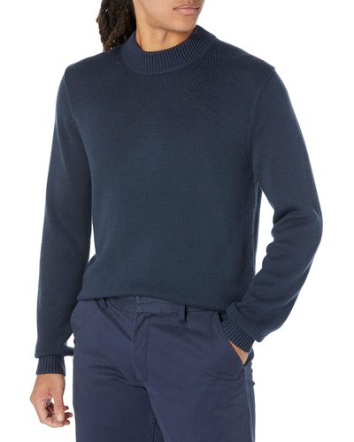 Amazon Essentials Pullover mit Rundhalsausschnitt in normaler Passform - Blau