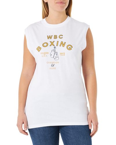 adidas WBC Sleevelss T-Shirt - Bianco