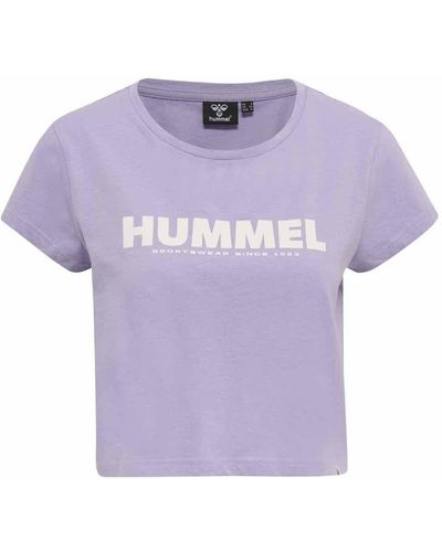 Hummel Legacy Crop Top für - Lila