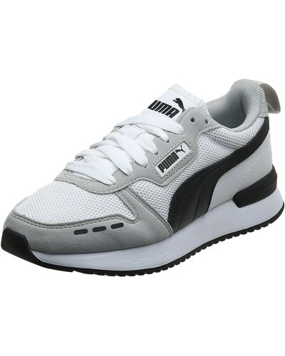 PUMA R78 Runner Sneaker White-Gray Violet UK 10_Adults_FR 44.5 - Mehrfarbig