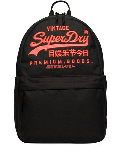 Superdry Heritage Montana Rucksack Schwarz Meliert 1SIZE