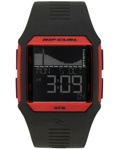 Rip Curl Rifles Tide Automatic Watch With Polyurethane Strap - Black