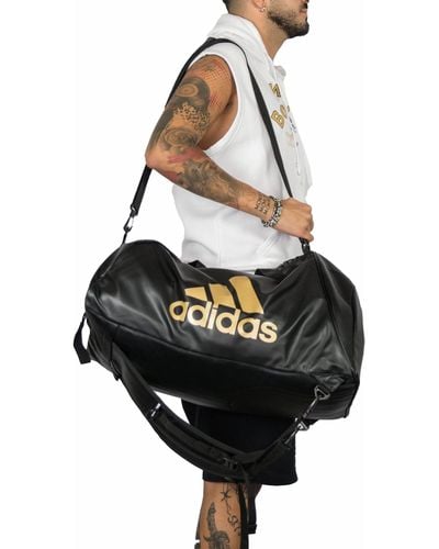 adidas 103 2-in-1 Bag Materiaal: Pu Sporttas - Volwassenen Blackgold - Zwart