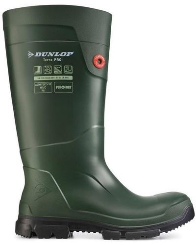 Dunlop TerraPRO Construction Boot - Grün