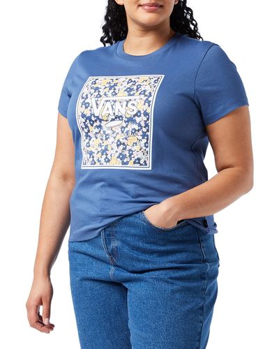 Vans Scatola Deco T-Shirt - Blu