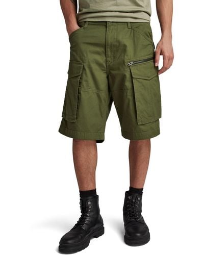 G-Star RAW Rovic Zip Relaxed Shorts - Green