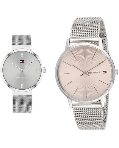 Tommy Hilfiger 1782220 & Reloj Analógico de Cuarzo para Mujer - Blanco