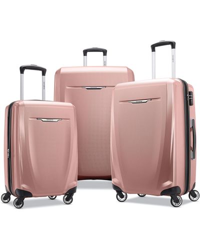 Samsonite Winfield 3 Dlx Hardside Luggage - Pink