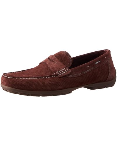 Geox U Moner W 2fit D Moccasin - Red