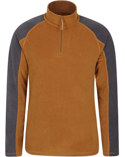 Mountain Warehouse Fleecepullover - Fleece-Sweater aus Microfleece für - Braun
