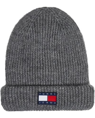 Tommy Hilfiger Tommy Jeans Soft Knitted Hat Winter - Gris