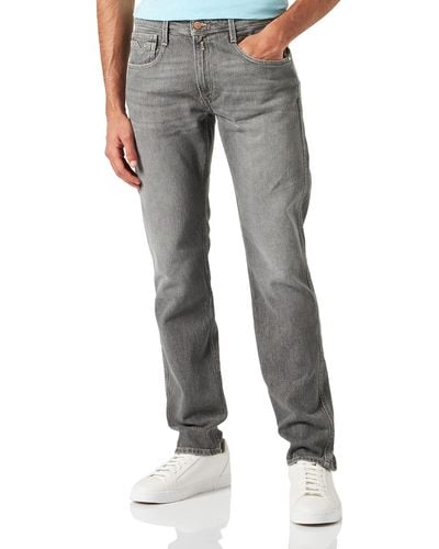 Replay Jeans Uomo Anbass Slim Fit in Denim Comfort - Grigio
