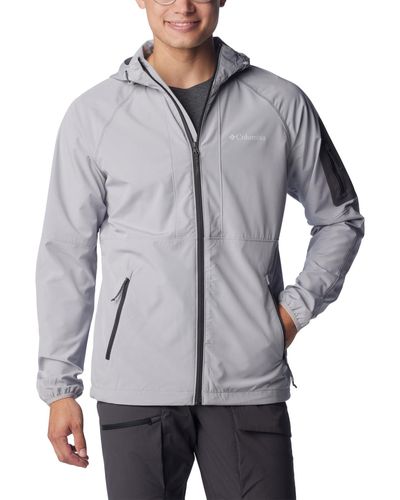 Columbia Tall Heights Hooded Softshell - Gray