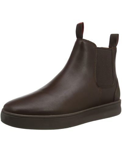 Fitflop Margan Chelsea Boot Waterproof Leather - Brown
