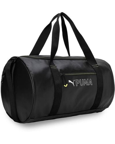 PUMA Training Essentials S Sports Bag Black-yellow Burst Size X