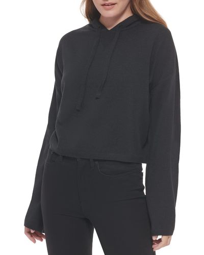 Calvin Klein Chain Stitch V-neck Sweater - Black
