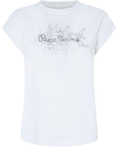 Pepe Jeans Helen T-Shirt - Weiß