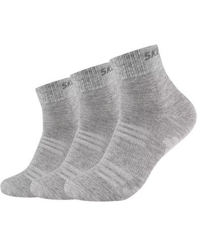 Skechers Quarter Socks - Grey
