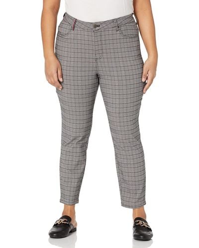 Tommy Hilfiger Plus Size Casual Stylish Tribeca Pants - Gray