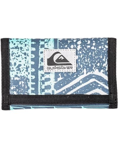 Quiksilver Printed Tri-Fold Wallet for - Blau
