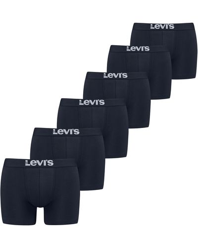 Levi's Boxer basique solide pour homme - Bleu