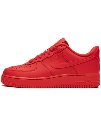Nike Air Force 1 '07 Lv8 "triple Red" Shoes