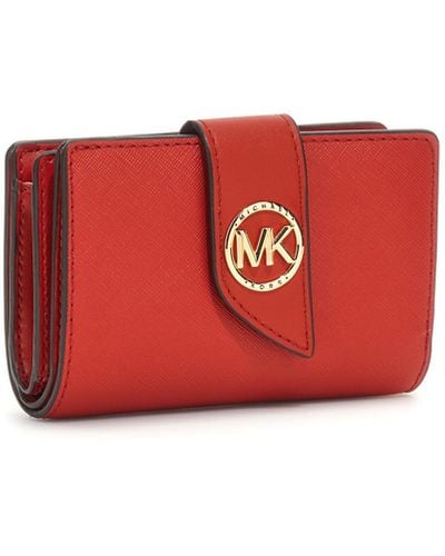 Michael Kors MD Tab ZA Wallet - Rojo