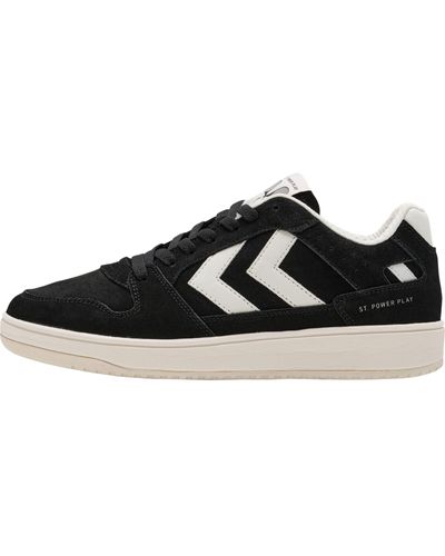 Hummel ST. Power Play Suede Sneaker - Schwarz