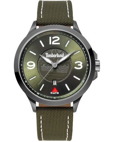 Timberland Analog Quarz Uhr mit Nylon Armband TBL15515JSU.19 - Grün