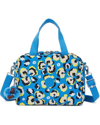 Kipling Back To School Print Miyo Lunchbox Leopard Floral - Blau