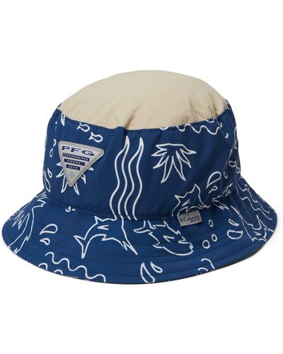 Columbia Youth Pfg Bucket Hat - Blue