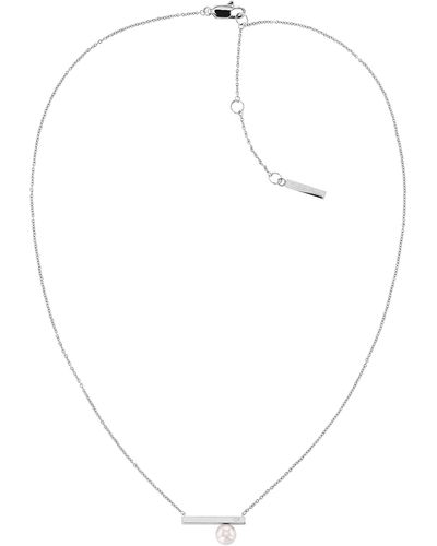 Calvin Klein Collana da Donna Collezione Minimalist Pearl - 35000175 - Bianco