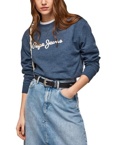 Pepe Jeans Nanettes-sweater Voor - Blauw