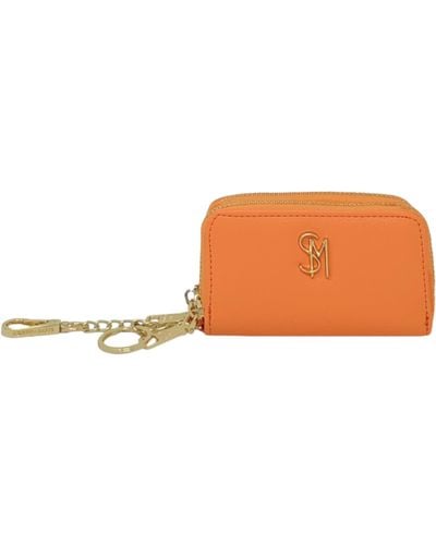 Steve Madden 's Bmartaa Clip On Wallet With Keyring - Orange