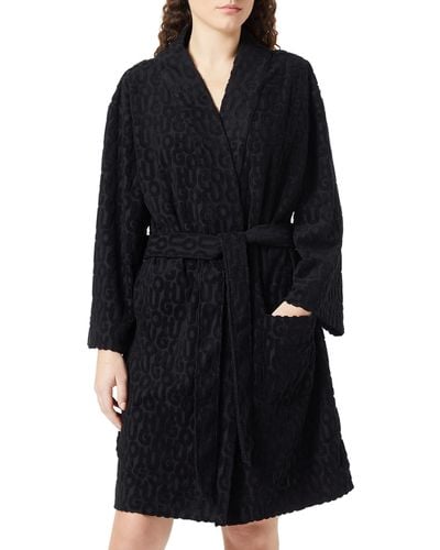 HUGO Terry Dressing_gown - Black