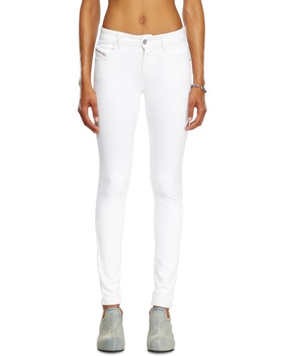 DIESEL 2017 Slandy L.32 Trousers Pants - Blanc