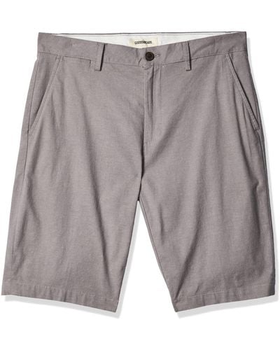 Amazon Essentials Slim-fit 11" Lightweight Comfort Stretch Oxford Short - Gray