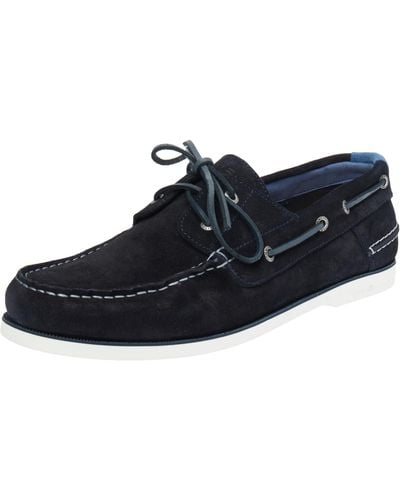 Tommy Hilfiger Chaussures Bateau TH Boat Shoe Core Suede Daim - Noir