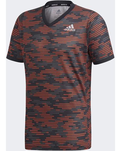 adidas Flft Tee Pblue T-shirt - Meerkleurig