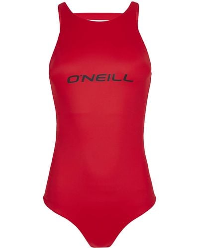 O'neill Sportswear Logo Swimsuit Badeanzug - Rot